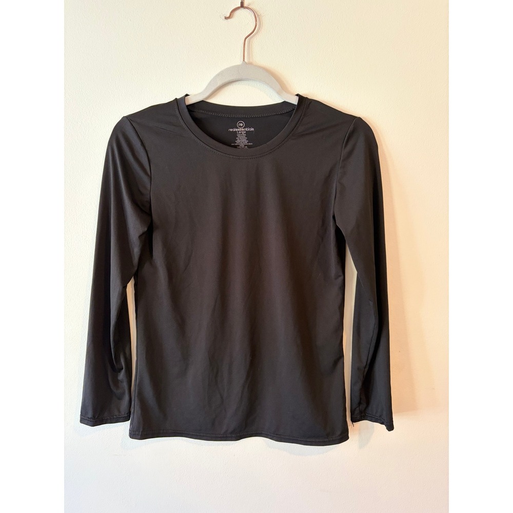 Marmot Womens Black Long Sleeve Base Layer Performance Shirt Small Raglan Crew